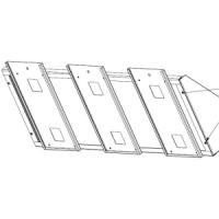 Держатель для гастроемкостей Assum ПГ-6/3 (540х330х40) (GN 1/6 - 3 шт)