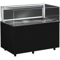 Витрина холодильная Финист Glassier LUX GL-11/7/3 (фасады МДФ чёрный)
