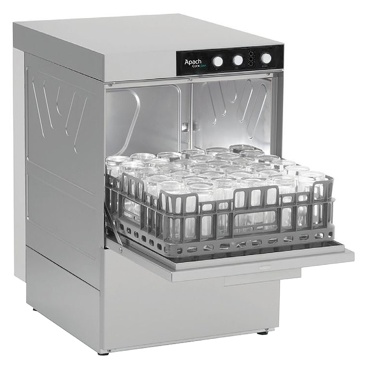 МАШИНА ПОСУДОМОЕЧНАЯ APACH AFTRD500 DDP (919048) ФРОНТАЛЬНАЯ С ПОМПОЙ