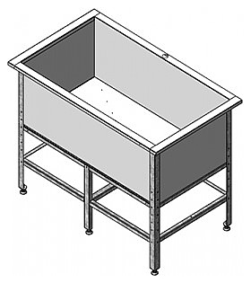 Ванна котломоечная Assum ВКС-С-1/400/900 (1000х500х850) (мойка AISI201)