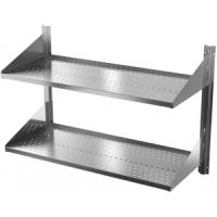 Полка навесная двухъярусная решетчетая RoboLabs KF062-00-900