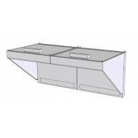 Зонт вытяжной пристенный RoboLabs KF065-02-4400