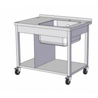 Ванна моечная RoboLabs ВМЦП1-100/7Л-B85-ДК