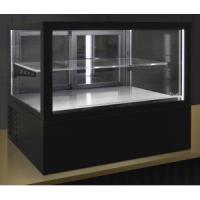 Витрина холодильная настольная Финист JAKSON CUBE DOUBLE GLAZED JNCdg-4 (черный муар RAL 9005, 4000K)