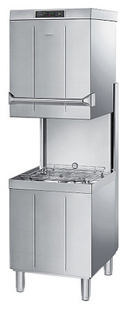 SMEG HTY511DW Посудомоечная машина серия EASYLINE купольного типа для кассет 500 х 500 мм со встроенным дозатором моющего средства и насосом ополаскивания