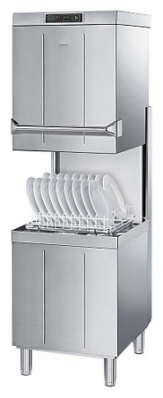 SMEG HTY511DW Посудомоечная машина серия EASYLINE купольного типа для кассет 500 х 500 мм со встроенным дозатором моющего средства и насосом ополаскивания