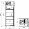 Шкаф холодильный Аркто V0.7-SD (P) длинная ручка