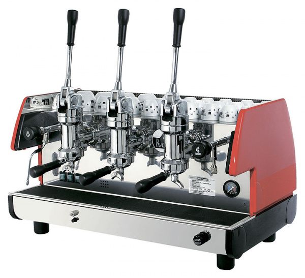 Кофемашина леверного типа La Pavoni BART3L, цвет красный