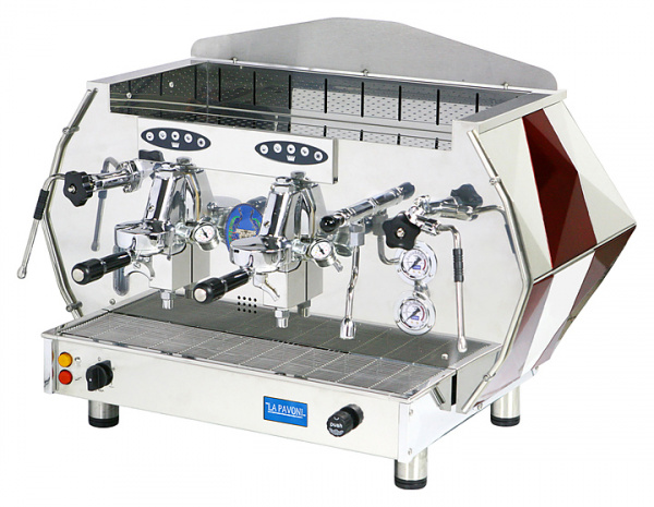 Кофемашина автомат La Pavoni DIA2SV, цвет красный
