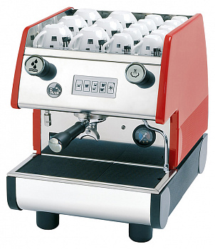 Кофемашина автомат La Pavoni PUB1V, цвет красный