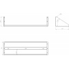 Полка настенная Assum ПН-П-5/3 (500х300х220)