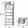 Шкаф холодильный Аркто D0.7-G (P) длинная ручка