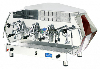 Кофемашина полуавтомат La Pavoni DIA3S, цвет красный