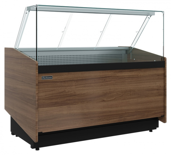 Витрина тепловая КС80 SH 1,2-1 (1008 темный дуб)