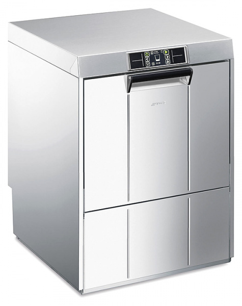 SMEG UD520DS Посудомоечная машина серия TOPLINE фронтальной загрузки для кассет 500 х 500 мм со встроенным дозатором моющего средства и водоумягчителем