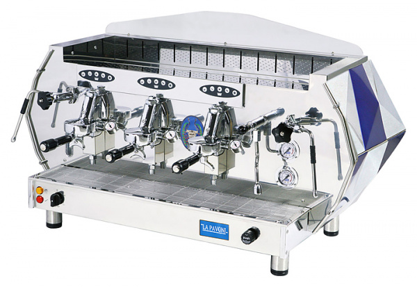 Кофемашина автомат La Pavoni DIA3SV, цвет синий