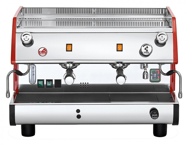 Кофемашина автомат La Pavoni CAFE2V, цвет красный