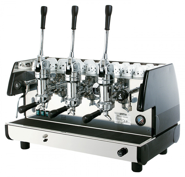Кофемашина леверного типа La Pavoni BART3LN, цвет черный