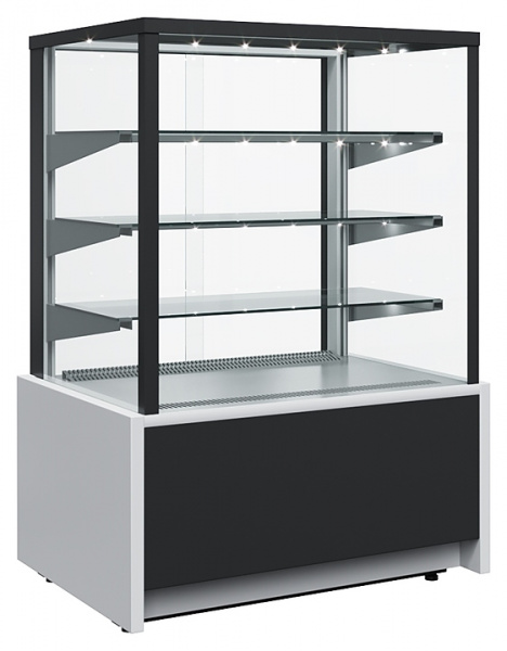 Витрина тепловая KC70 SH 0,9-1 LIGHT 9006-9005 (стекло)