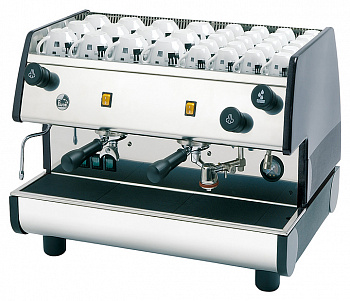 La Pavoni CAFE2MN Кофемашина полуавтомат, 2 группы, цвет - черный, объем бойлера 10 л, 220/380В