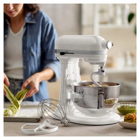 МИКСЕР KITCHENAID 5KSM55SXXEWH БЕЛЫЙ